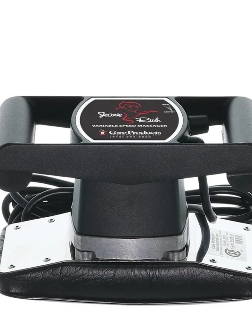 Jeanie Rub Variable Speed Massager - Black - Picture 6 of 12
